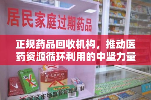 潮州正规药品回收机构，推动医药资源循环利用的中坚力量